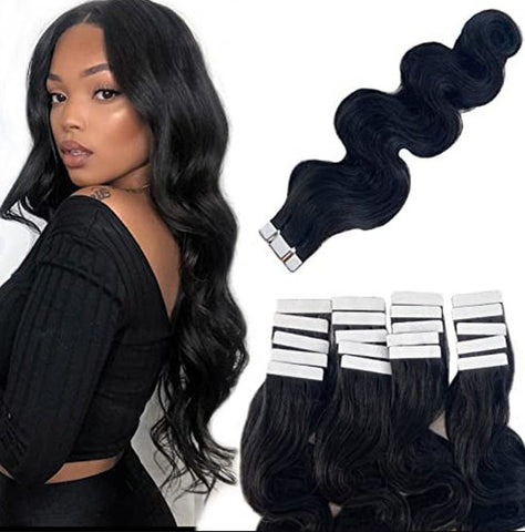 Body Wave Raw Tape-In Extensions
